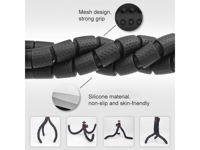 PULUZ Mini Octopus Flexible Tripod Holder with Remote Control for SLR Cameras, GoPro, Cellphone