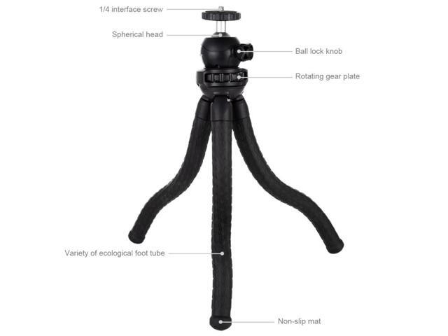 PULUZ Mini Octopus Flexible Tripod Holder with Ball Head for SLR Cameras, GoPro, Cellphone, Size:30cmx5cm