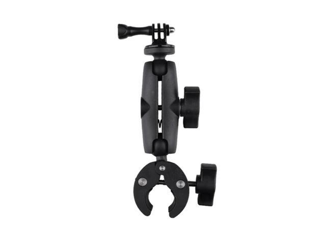Extended Version 360 Rotation Adjustable Action Camera Clamp Plier Base Holder (Black)