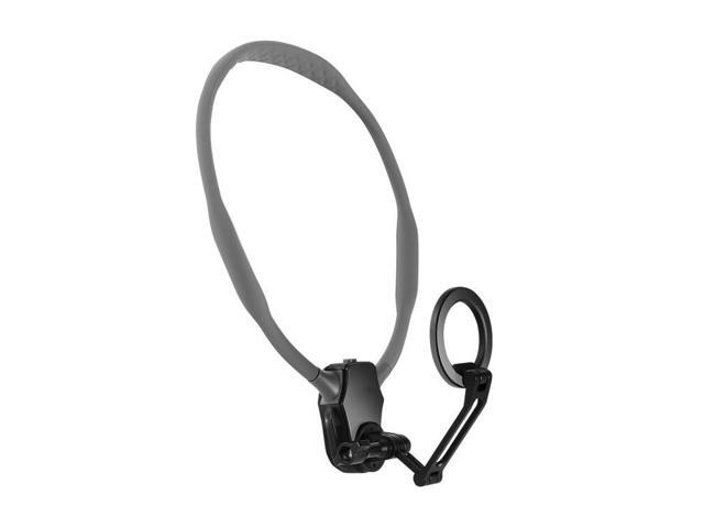 Adjustable Magnetic Neck Mount Phone Holder Quick-Release Chest Strap POV Mount For Sports & Vlogging (Black)