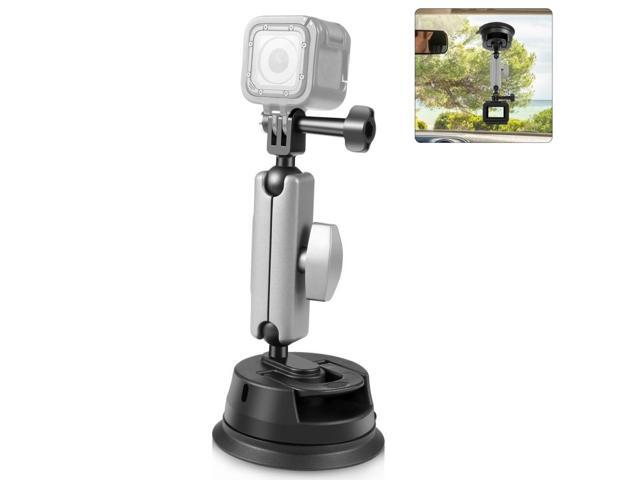 PULUZ Car Suction Cup Arm Mount with Mount Adapter & Long Screw