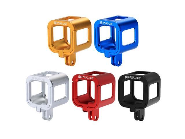 PULUZ Housing Shell CNC Aluminum Alloy Protective Cage with Insurance Frame for GoPro HERO5 Session /HERO4 Session /HERO Session (Red)