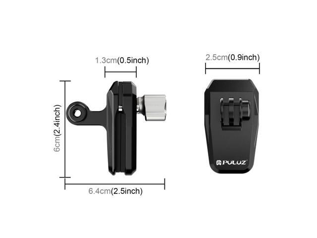 PULUZ Motorcycle Windshield Clip Bracket Camera Mount (Black)