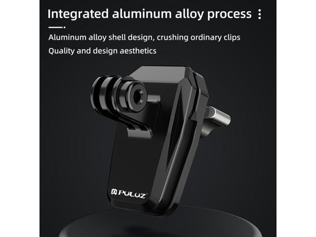 PULUZ Motorcycle Windshield Clip Bracket Camera Mount (Black)