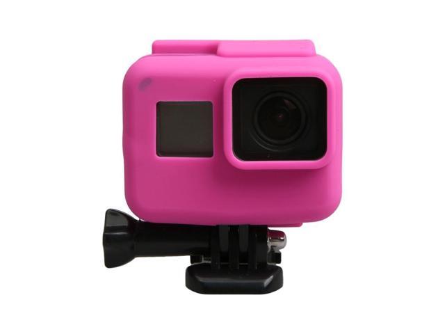Original for GoPro HERO5 Silicone Border Frame Mount Housing Protective Case Cover Shell (Pink)