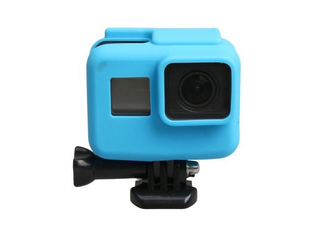Original for GoPro HERO5 Silicone Border Frame Mount Housing Protective Case Cover Shell (Blue) Black