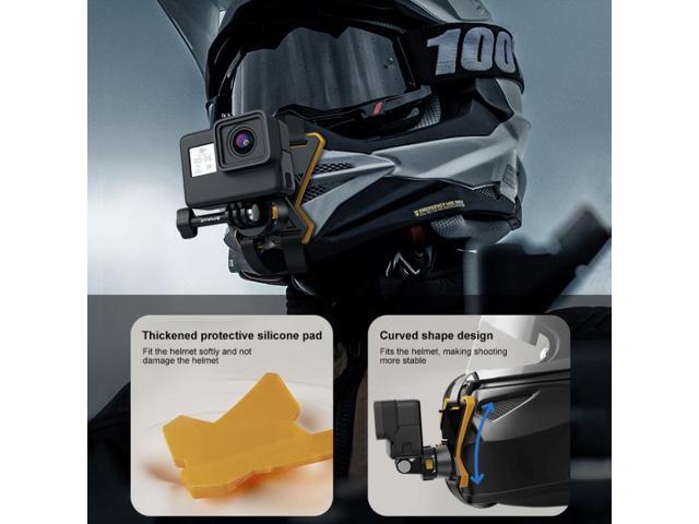 PULUZ Magnetic Quick Release Motorcycle Helmet Chin Strap Mount (Black)