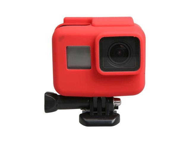 Original for GoPro HERO5 Silicone Border Frame Mount Housing Protective Case Cover Shell (Red)