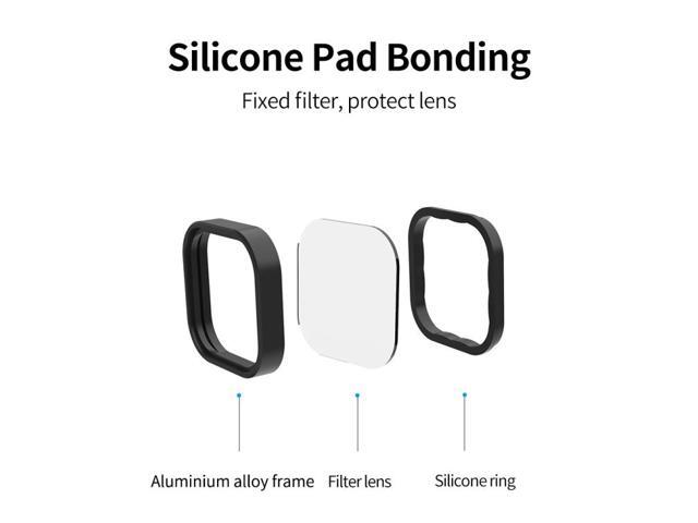 ND8/16/32+CPL For GoPro Hero11 Black / HERO10 Black / HERO9 Black TELESIN Lens Filter ND8/16/32+CPL
