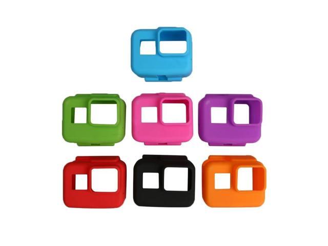 Original for GoPro HERO5 Silicone Border Frame Mount Housing Protective Case Cover Shell (Red)