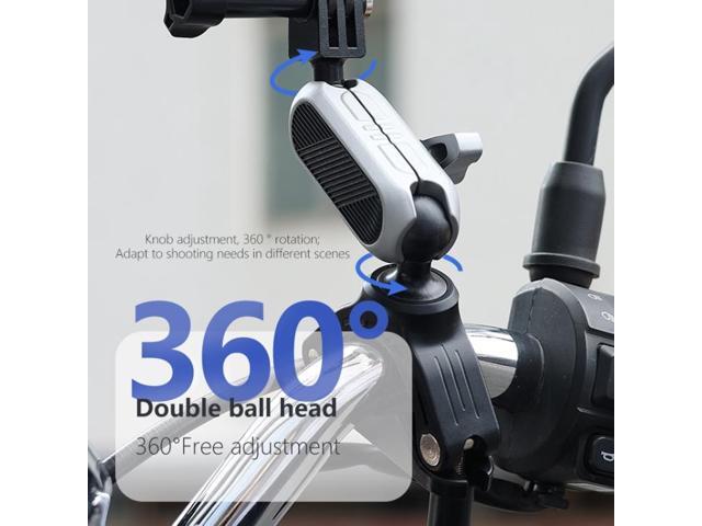 PULUZ Handlebar Arm Mount with Phone Clamp & Mount Adapter & Long Screw