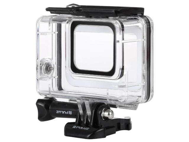 PULUZ 45m Underwater Waterproof Housing Diving Case for GoPro HERO7 Silver / HERO7 White, with Buckle Basic Mount & Screw (Transparent)