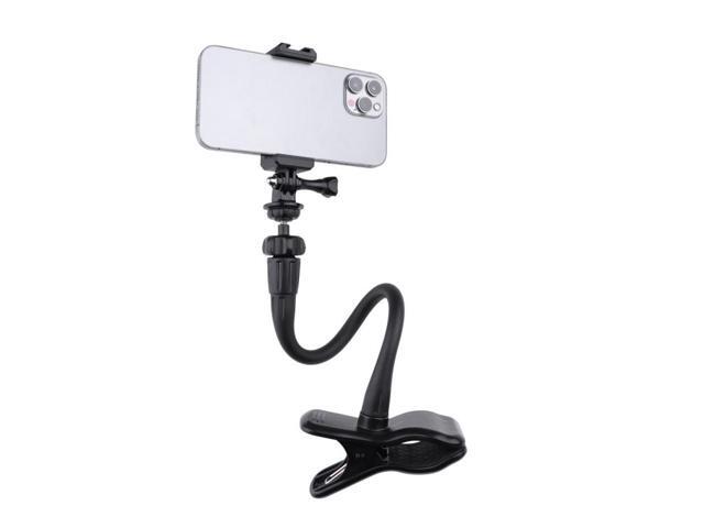 Flexible Arm Desktop Rod Action Camera Phone Holder Stand(Black)