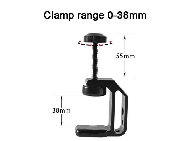 BEXIN WN-38 Universal C-Clamp With 1/4-Inch & 3/8-Inch Hole For Tables Desk Mount