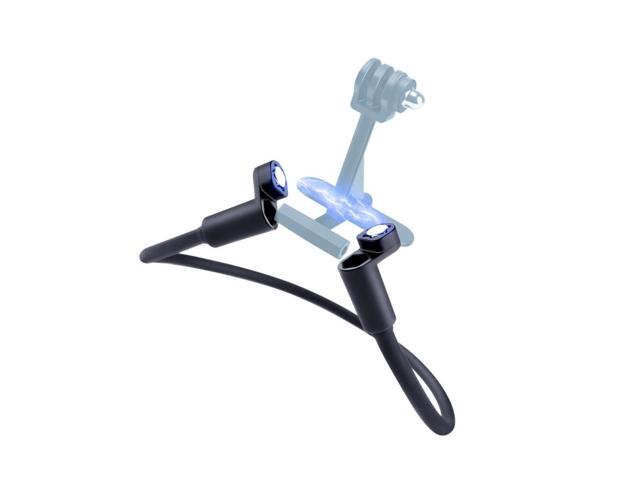 Hands Free Lazy Wearable Neck Phone Camera Holder with Phone Clamp, Extended Version(Black)