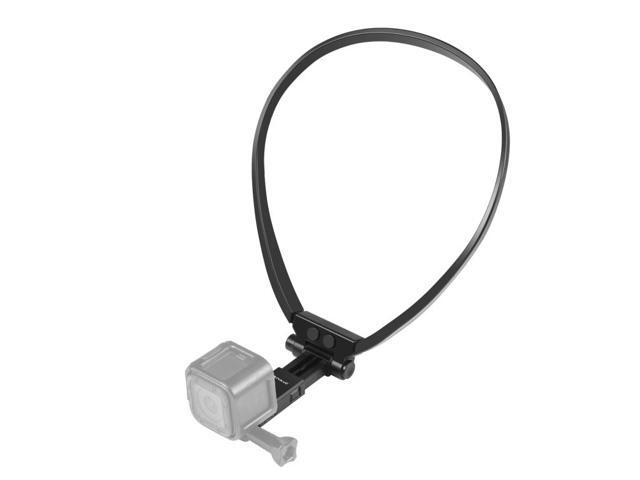 PULUZ Lazy Adjustable Neck Bracket for GoPro Action Camera Smartphones (Black)
