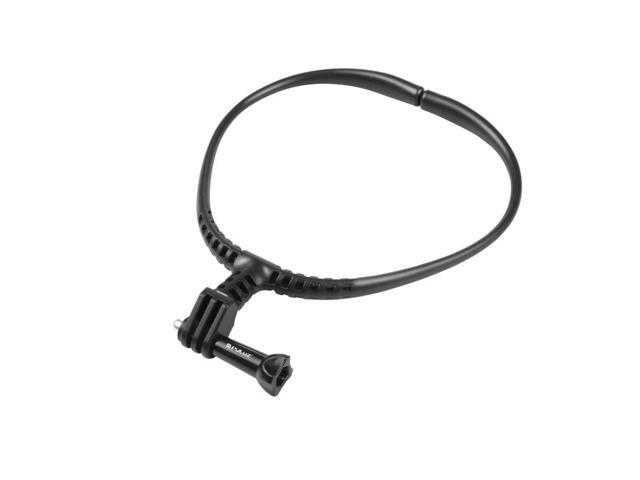 PULUZ Lazy Adjustable Neck Bracket for GoPro Action Cameras (Black)