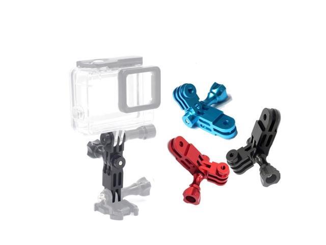 Action Camera Universal Aluminum Alloy Three-way Adjustment Arm 360 Degree Adapter (Black)