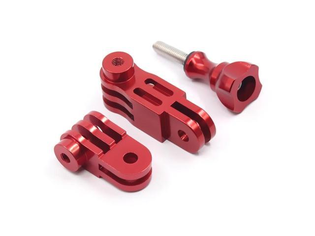 Action Camera Universal Aluminum Alloy Three-way Adjustment Arm 360 Degree Adapter (Black)