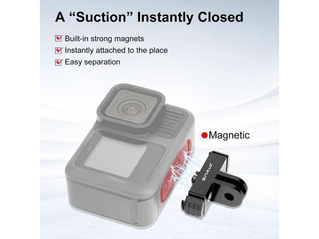 For GoPro HERO13 Black PULUZ Magnetic Quick Release Base Mount (Black)
