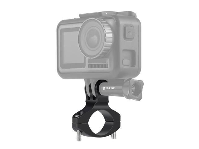 PULUZ Bike Handlebar Adapter Aluminum Mount for GoPro, Insta360, DJI and Other Action Cameras (Black)