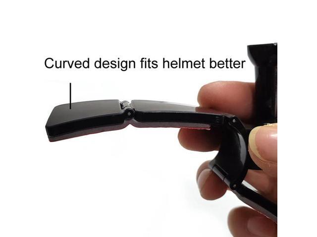 TUYU Motorcycle Integrated Hinged Helmet Chin Sports Camera Mounting Bracket With 4 Stickers