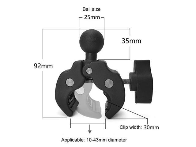 For Insta 360 ONE X / X2 / X3 / X4 Car Top Suction Cup Selfie Stick Bracket Set 1