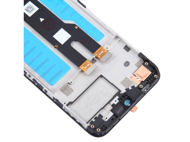For ZTE Axon 50 Lite 8050 LCD Screen Digitizer Full Assembly with Frame (Black)