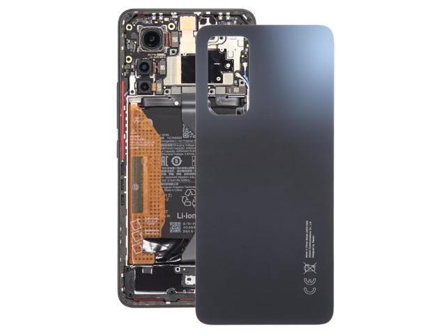 For 12 Lite Glass Battery Back Cover(Black)