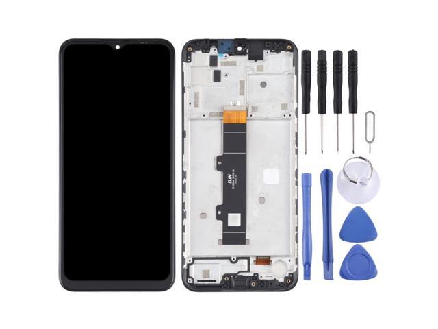TFT LCD Screen for Motorola Moto G30 XT2129-1 XT2129-2 Digitizer Full Assembly with Frame (Black)