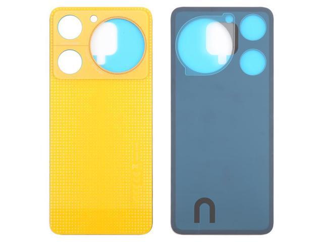 For ZTE nubia Music Z2353 Glass Battery Back Cover with Adhesive (Yellow)