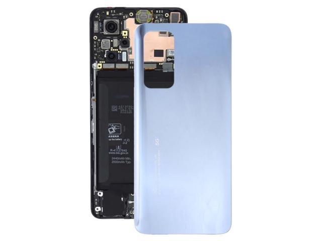 Glass Battery Back Cover for Mi 10T / Mi 10T Pro (Silver)