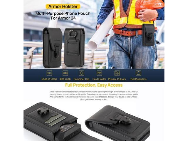 Ulefone Armor Holster Multi-Purpose Phone Pouch Waist Bag For Ulefone Armor 24 (Black)