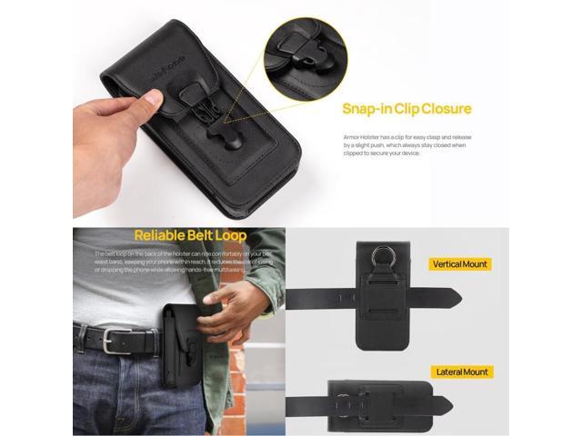 Ulefone Armor Holster Multi-Purpose Phone Pouch Waist Bag For Ulefone Armor 24 (Black)
