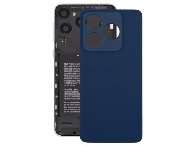 For ZTE Axon 60 Lite Glass Battery Back Cover with Adhesive (Blue) Black
