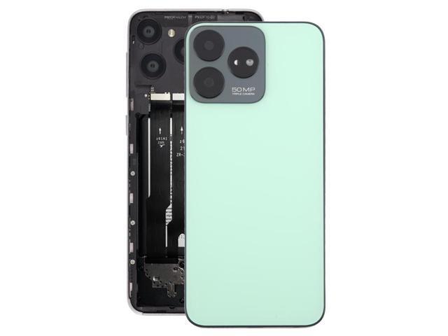 For ZTE Axon 50 Lite 8050 Glass Battery Back Cover with Middle Frame / Camera Lens Cover (Green)