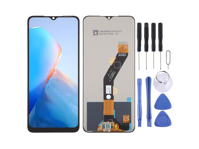 OEM LCD Screen For Infinix Smart 7 India / Smart 7 Plus X6517 with Digitizer Full Assembly For Infinix Smart 7 HD X6516