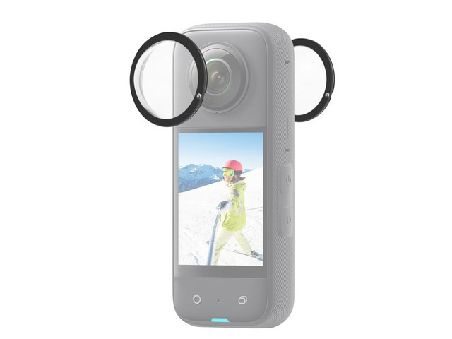 For Insta360 X3 PULUZ Lens Guard PC Protective Cover(Black) (Black)