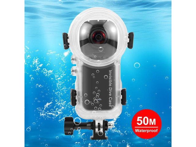 For Insta360 X4 Air PULUZ 50m Waterproof Sealed Diving Case (Transparent) (Trans