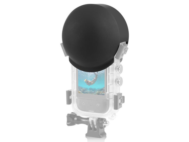 For Insta360 X5 PULUZ Invisible Dive Case Lens Guard Silicone Protective Lens Ca