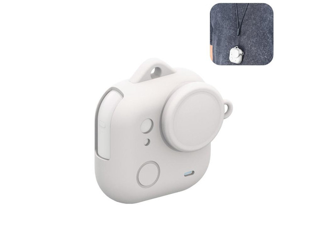For Insta360 GO Ultra PULUZ Body Silicone Protective Cover with Lens Cap & Lanya