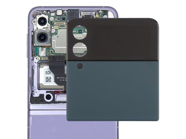 For Samsung Galaxy Z Flip3 SM-F711B Original LCD Secondary Screen with Digitizer Full Assembly (Green)