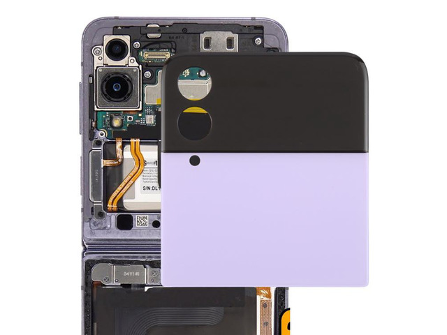 For Samsung Galaxy Z Flip4 SM-F721B Original LCD Secondary Screen with Digitizer Full Assembly (Purple)