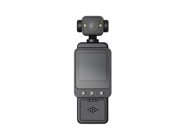 1080P Ultra-HD Clip Pocket Vlog Camera WiFi Portable Video Recorder Camera Pocket Vlog Camera (Black)