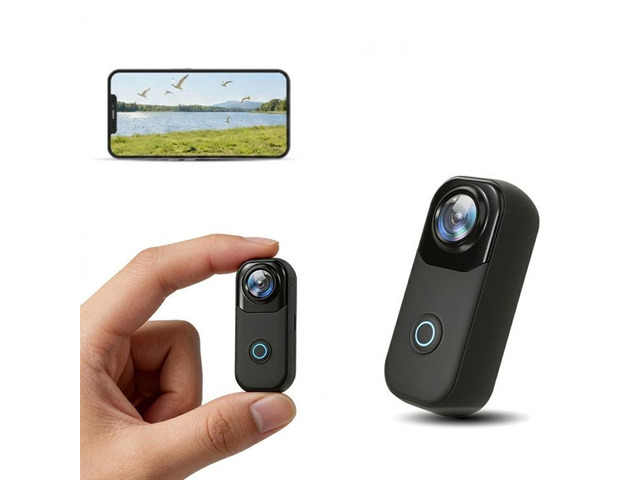 4K WIFI HD Recorder Thumb Action Camera MZ01 (Black)