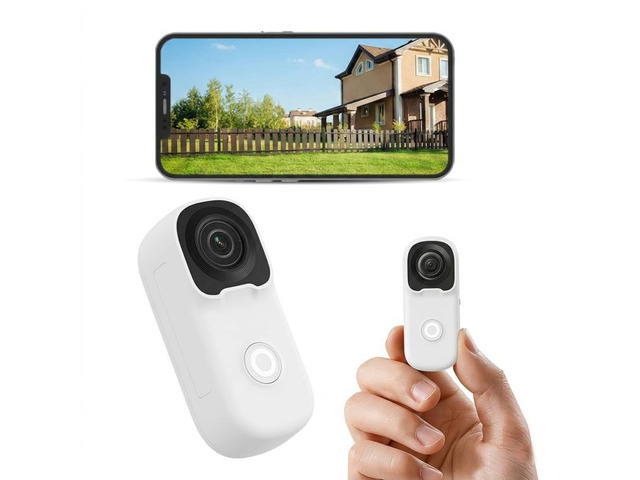 4K WIFI HD Recorder Thumb Action Camera MZ02 (White)