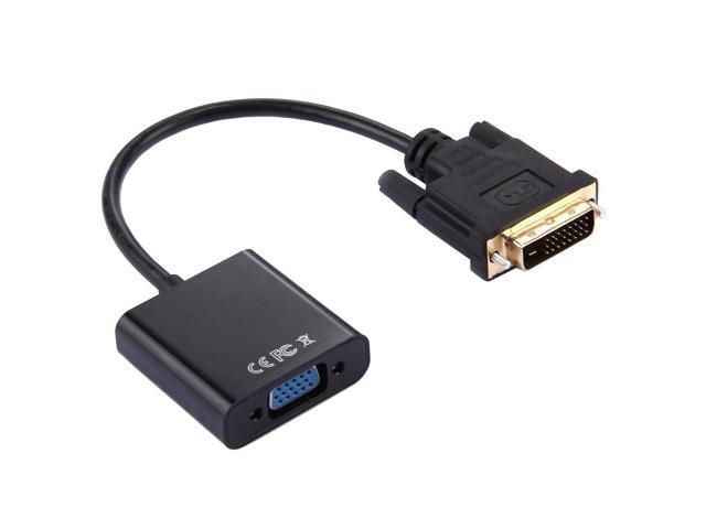 DVI-D 24+1 Pin Man to VGA 15 Pin HDTV Adapter Converter