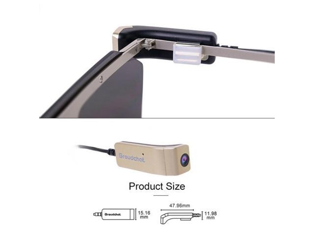Groudchat JP1DV1 1080P HD Smart Camera Mobile Phone USB Live Camera for Glasses Legs, Built-in and