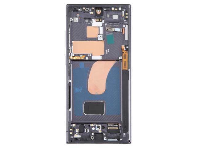 For Samsung Galaxy S23 Ultra 5G SM-S918U US Edition 6.78 inch OLED LCD Screen Digitizer Full Assembly with Frame (Black)