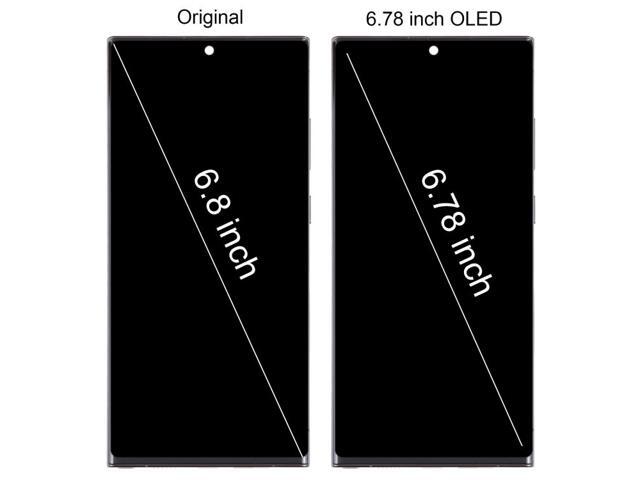 For Samsung Galaxy S23 Ultra 5G SM-S918U US Edition 6.78 inch OLED LCD Screen Digitizer Full Assembly with Frame (Black)